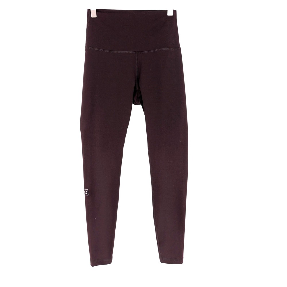 FLEO Leggings Women S Burgundy Maroon High Waist Active Yoga Workout Athleisure